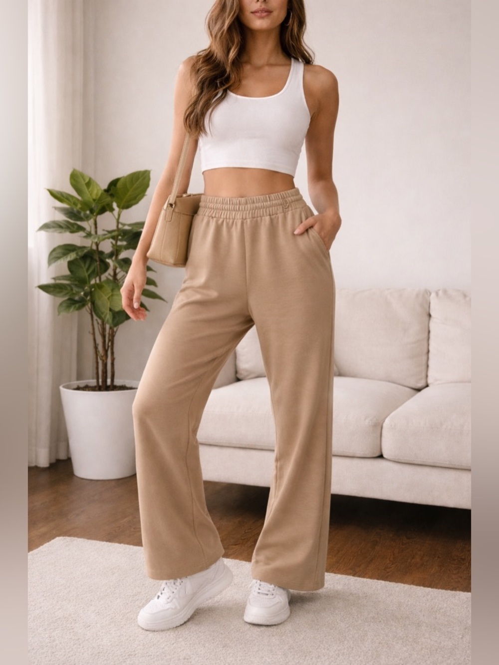 Lululemon Softstreme High-Rise Pants Size 4 Filbert Tan